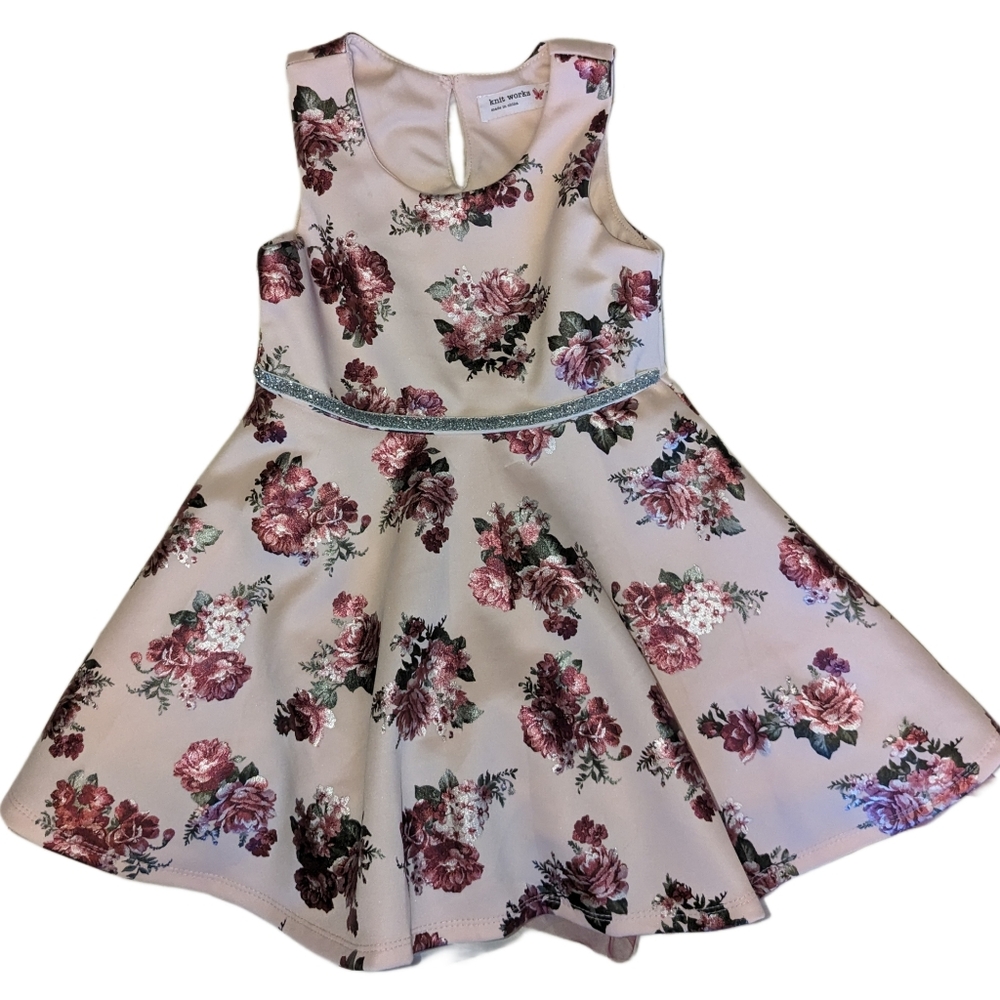 Floral dress by Knit Works